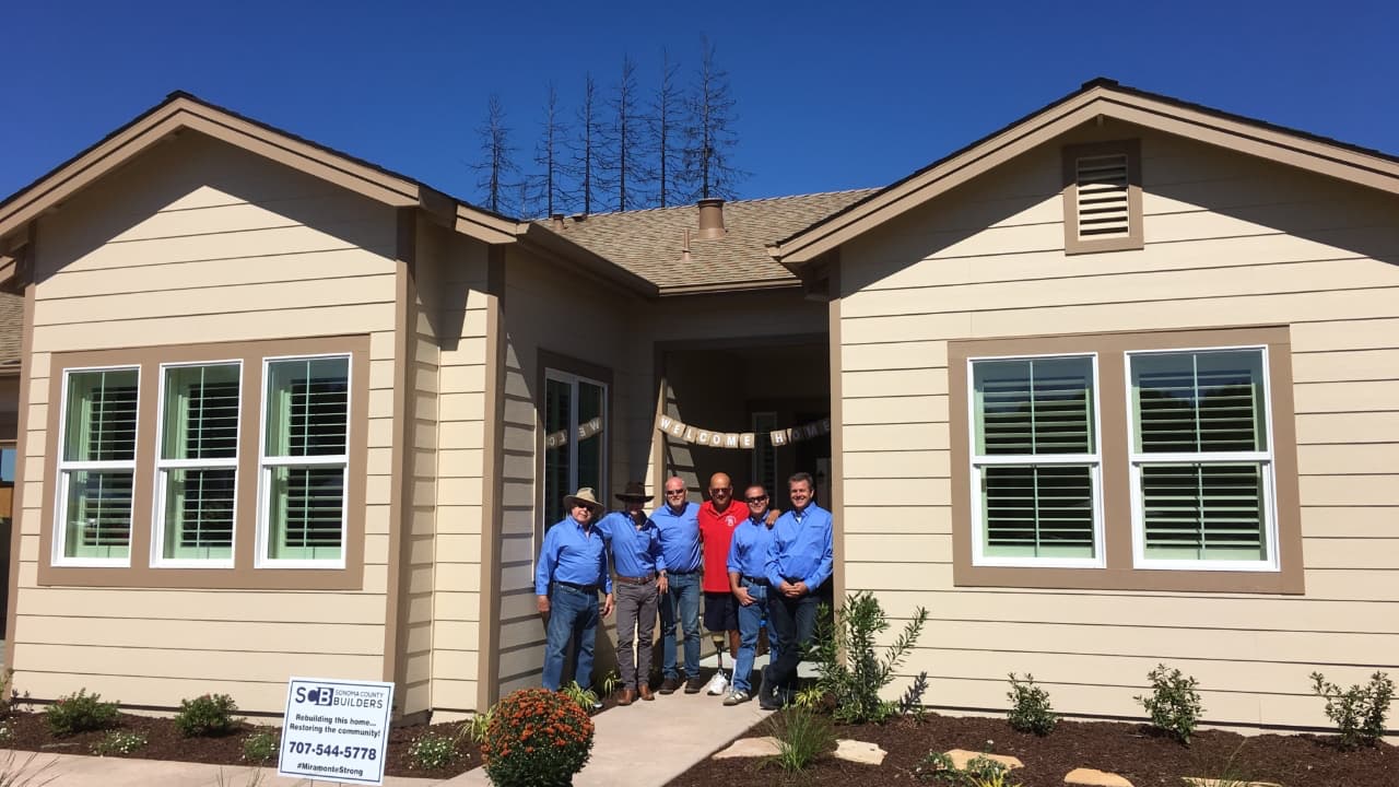 Completed home renovation that increased property value in Sonoma County