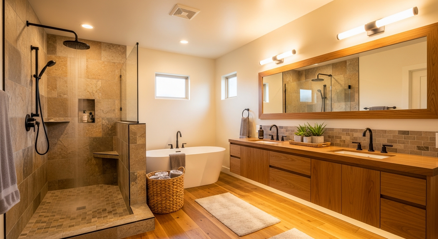 Accessible bathroom remodel costs and design for aging in place in Sonoma County 2026
